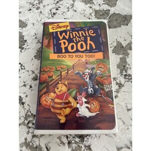 winnie the pooh boo to you too! rare vhs tape